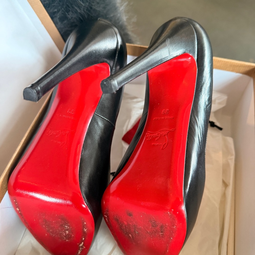 💯Authentic Very Prive 120 Leather Christian Louboutins - Size 39 - Good Cond. - Picture 15 of 16